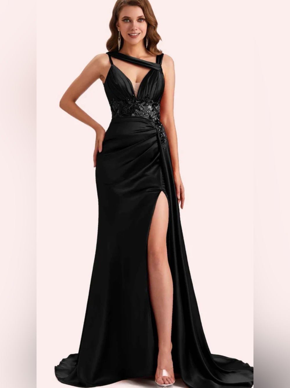 Elegant Black Evening Gown